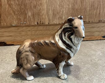 ヴィンテージ コリーの置物 陶器製 犬像 - Etsy 日本