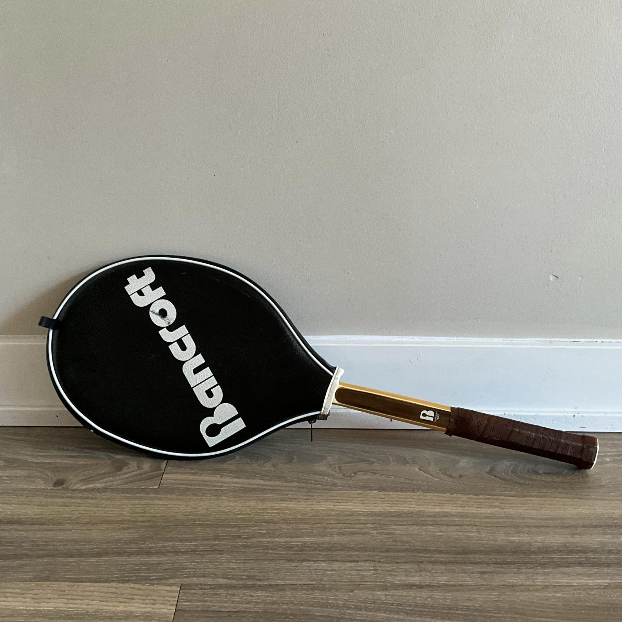 Raquette de tennis australienne Bancroft vintage en bois