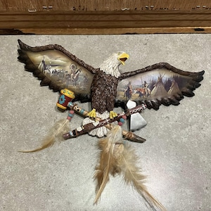 Bald Eagle with Wings Pictures Wall Decor 3D
