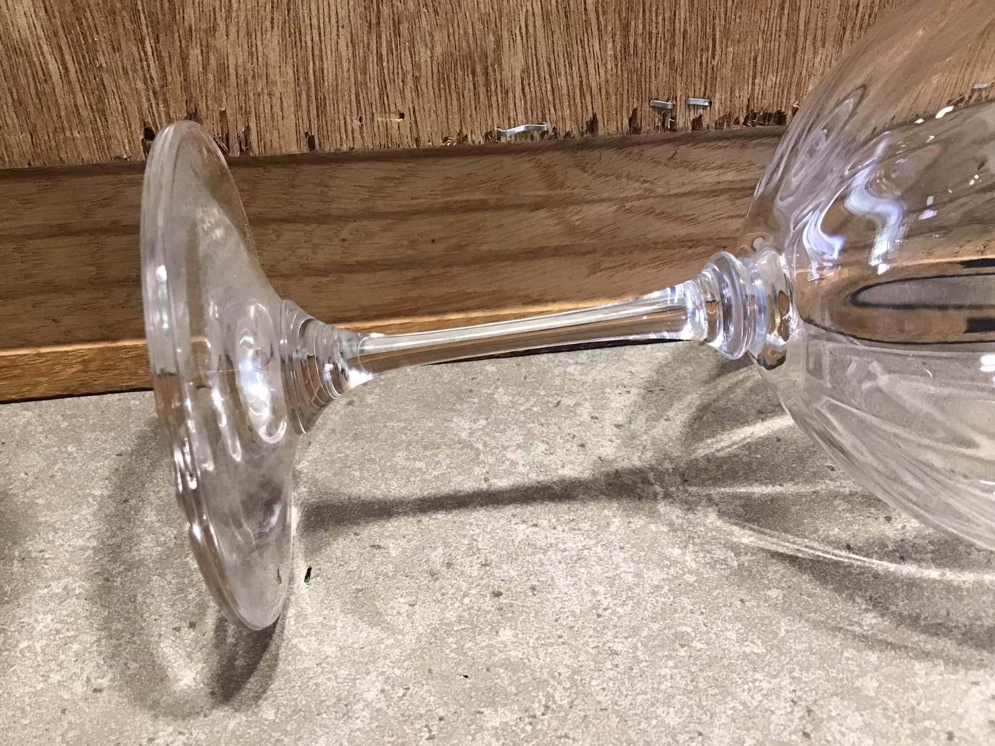 2 Mikasa Stephanie Burgundy Wine Glasses Etsy