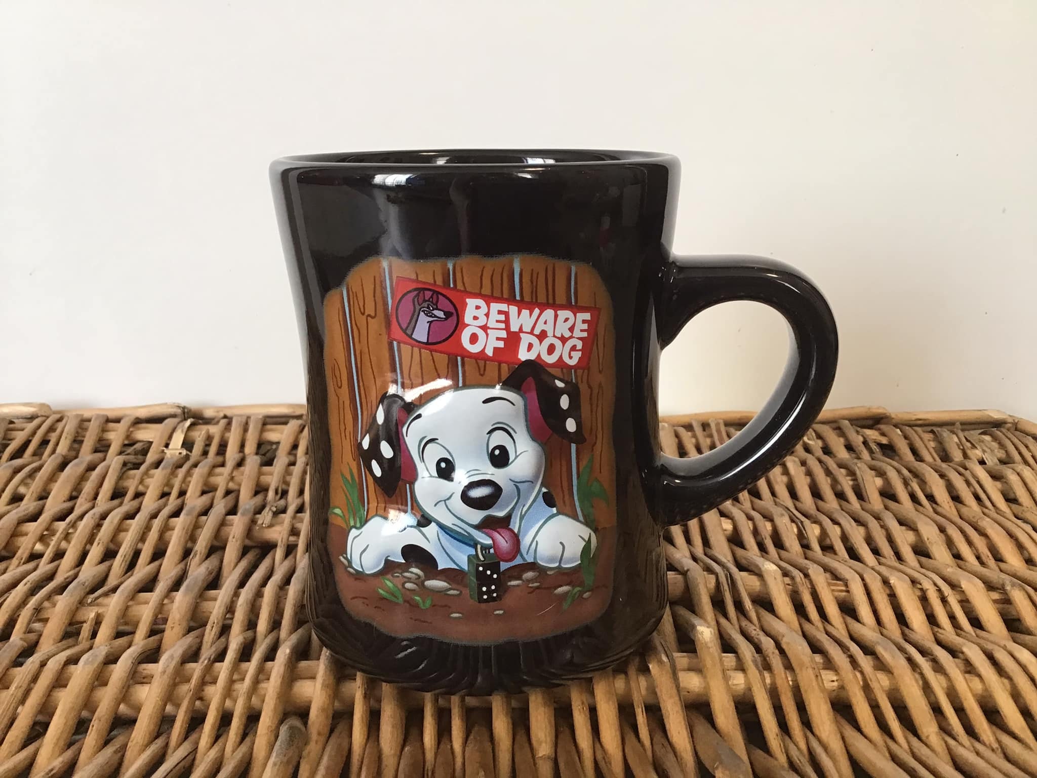Disney Coffee Mug ~ 101 Dalmatians Beware of Dog ~ Cute 3D Puppy the Disney  Store - Etsy