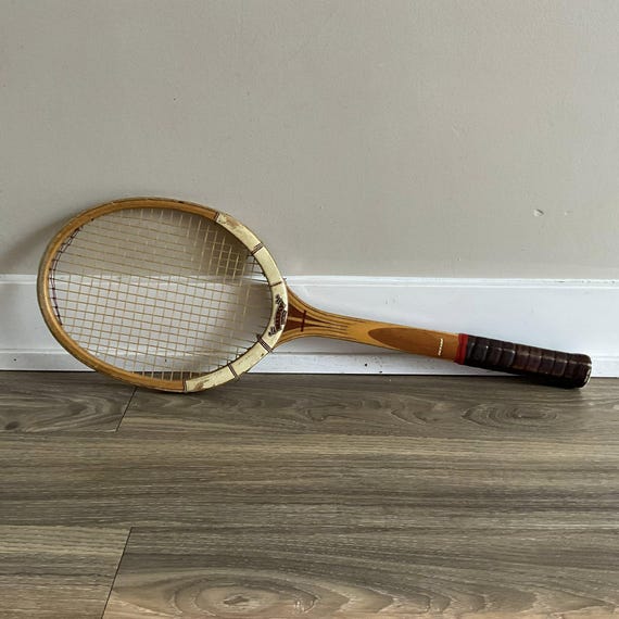Raquette de tennis en bois Dunlop Maxply vintage - Angleterre
