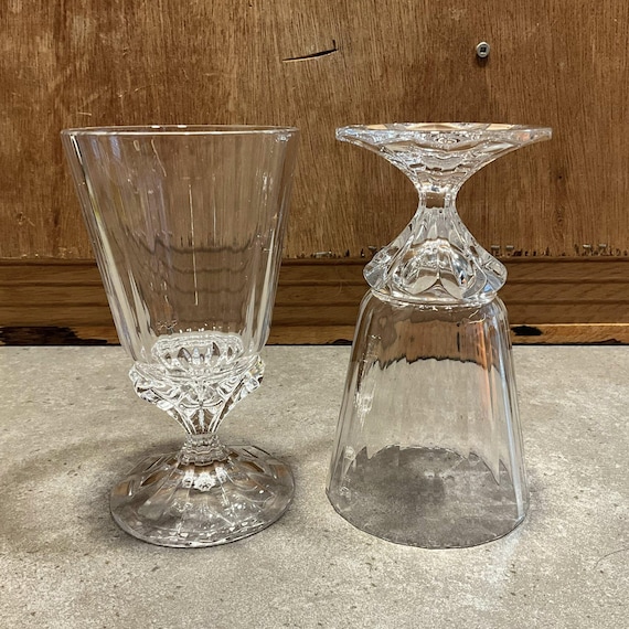 s3003☆YOSAクリスタルオーレカートリッジ8000円 Vintage Lisa Mori Signed Austrian Crystal Iced Tea Glasses, Set of