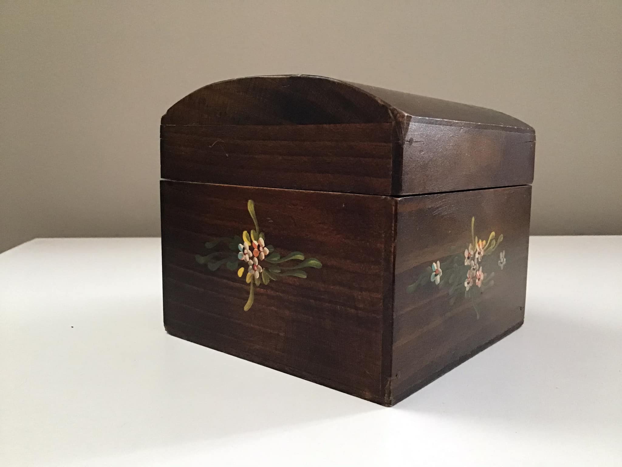 Holzkisten 4er Set Nummer Motiv Vintage-Used Design braun Apfelkiste Box 