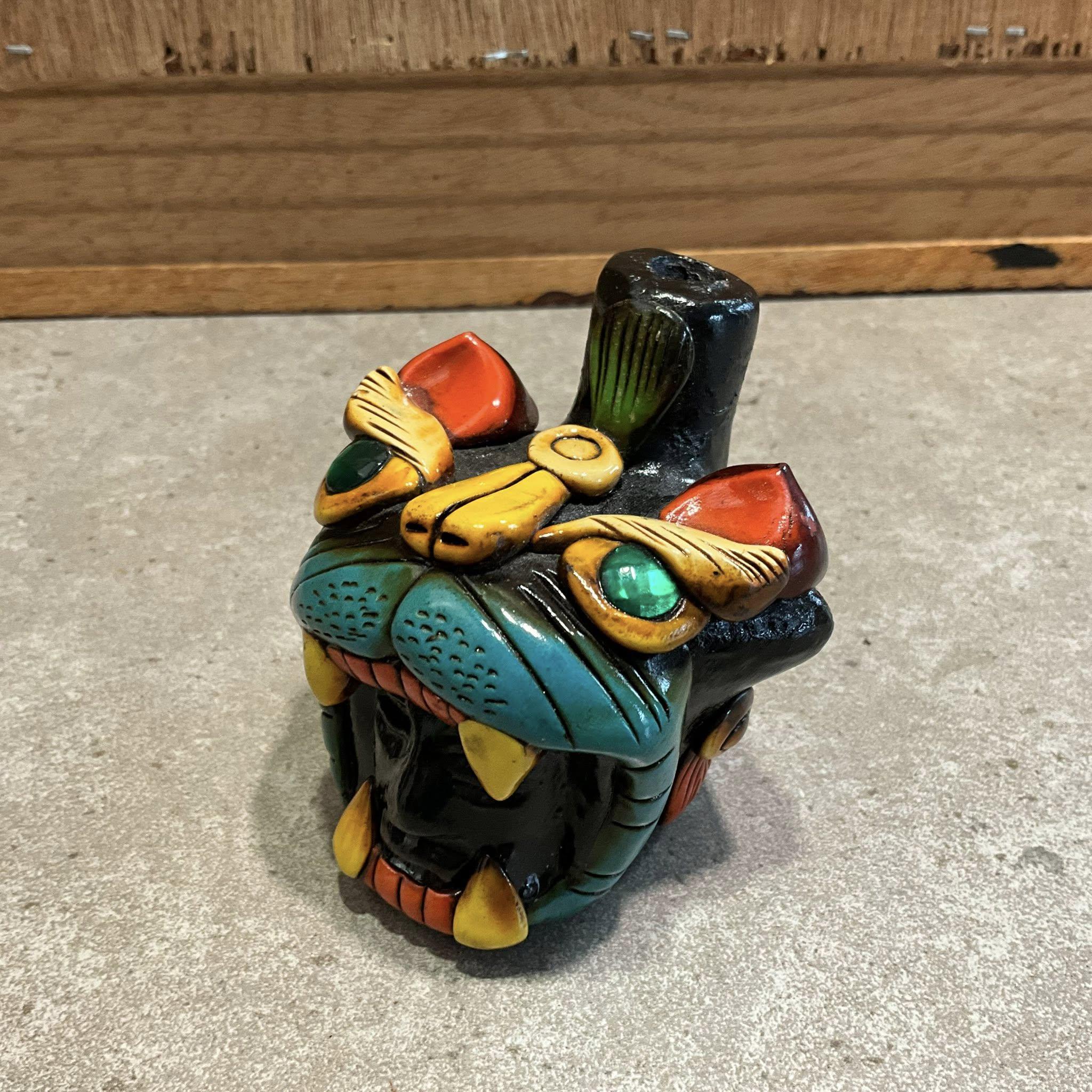 Colorful Jaguar Whistle: Mexican Folk Art Ocarina Small - Etsy Canada