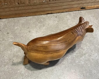 木彫りのイボイノシシのケニアの置物、木製の像、動物、木彫り - Etsy 日本