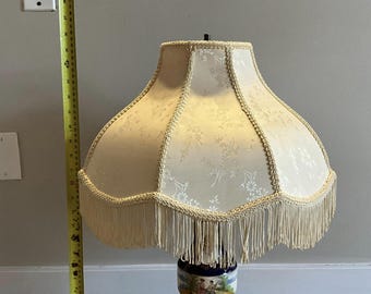 Lampe De Bureau Art Déco Française En Laiton Chromé Et Verre à Pâte Bleue Pirouett