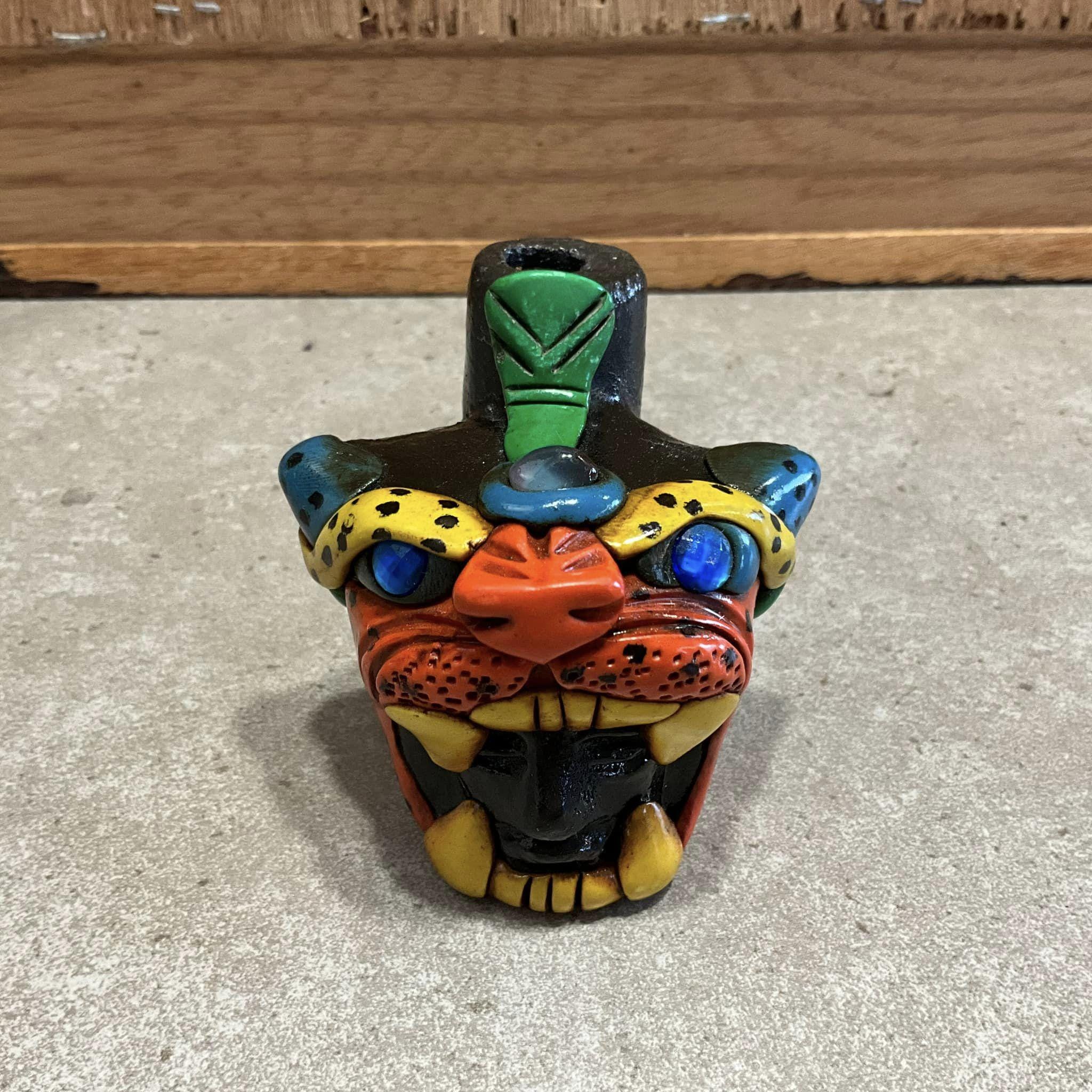 Small Colorful Jaguar Whistle: Mexican Folk Art Ocarina - Etsy