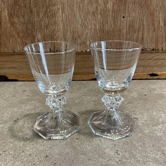 2 ヴィンテージ ヴァルサンランベール パターン エール クリスタル