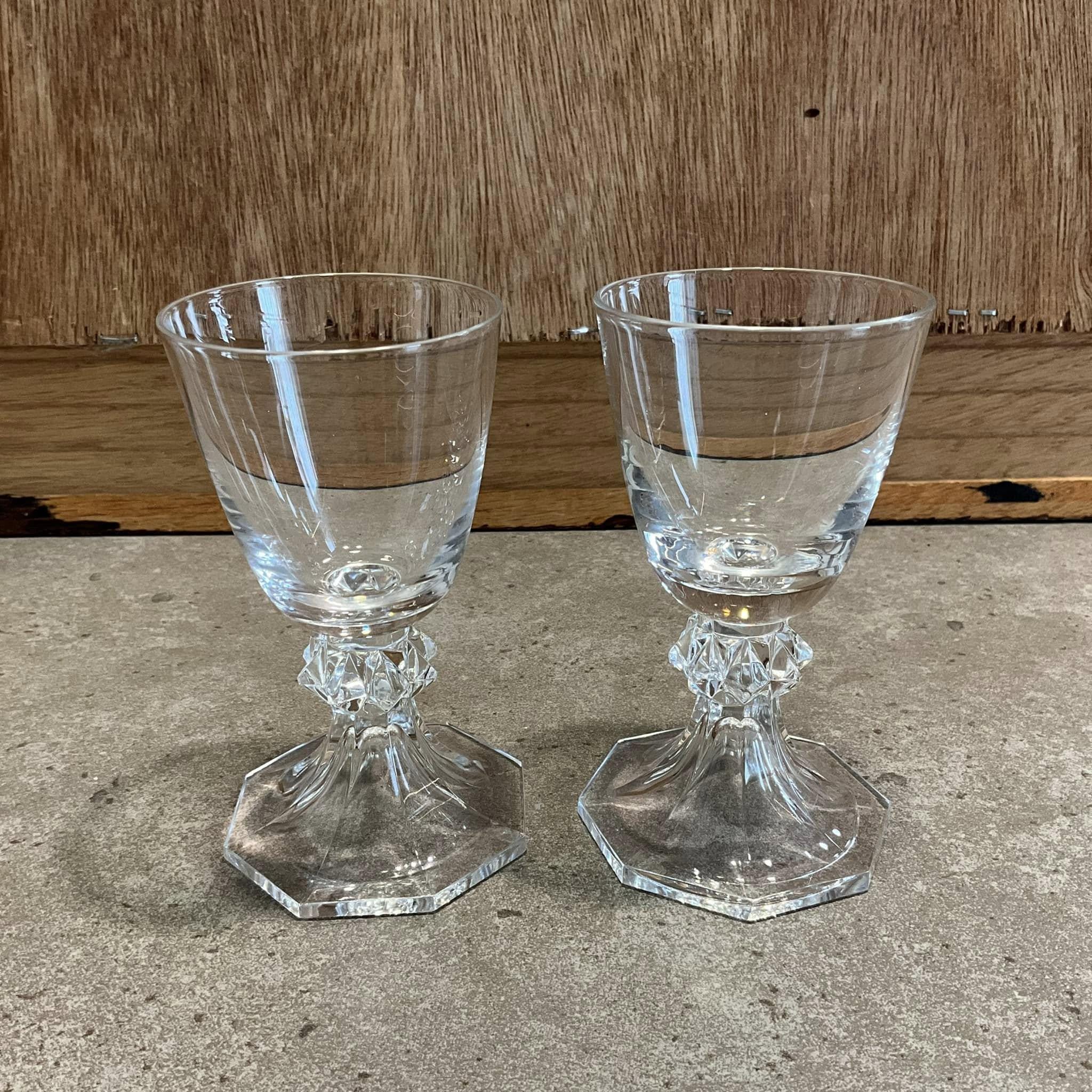 2 ヴィンテージ ヴァルサンランベール パターン エール クリスタル