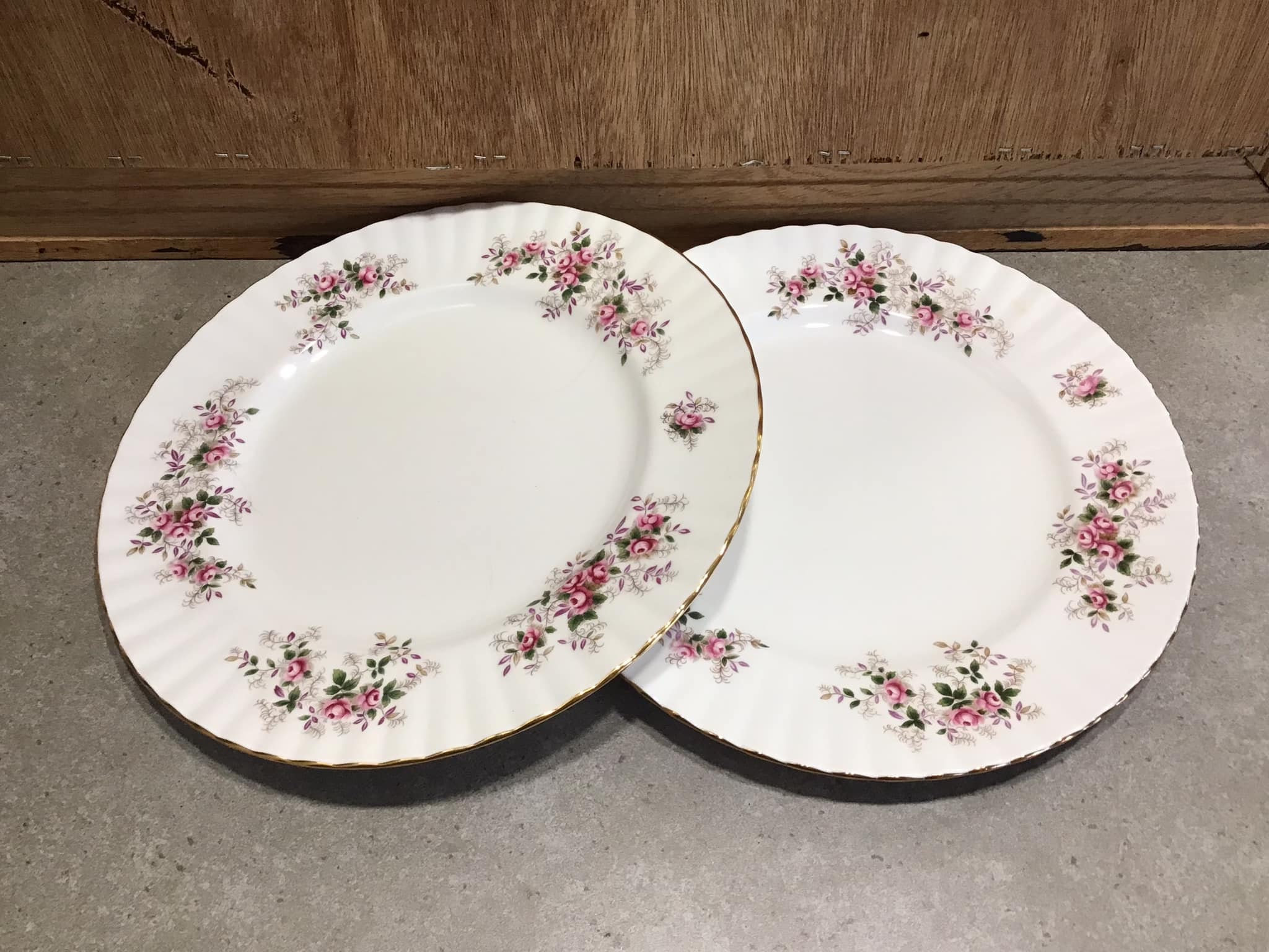 London Boutique Side Juego de 4 Platos de Porcelana Fina para