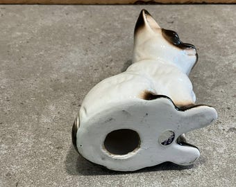 ヴィンテージ陶器製シャム猫の置物 - Etsy 日本