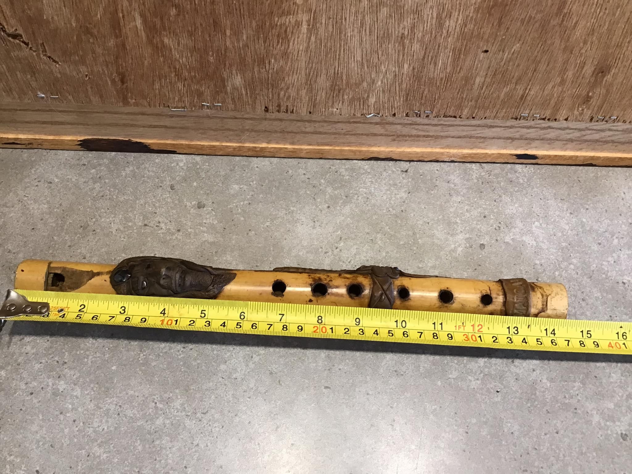 Vintage JAMAICA Flute | Ręcznie robiony flet z fletem - Etsy Polska