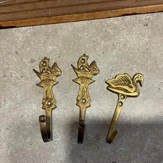 Vintage Metal Wall Hanging Hooks