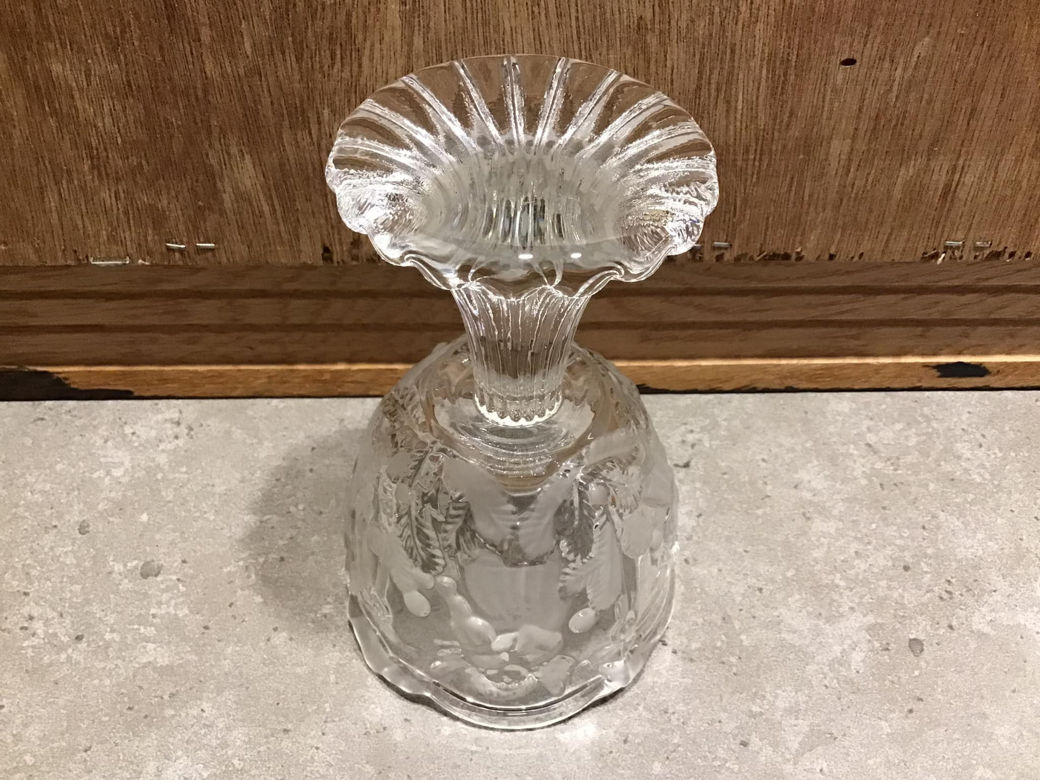 Walther Glas キャンドルホルダー ゴブレット - フロステッド