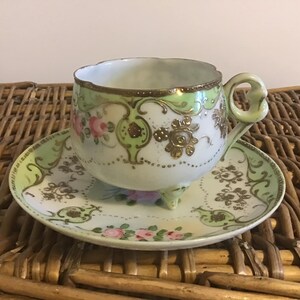 Vintage  Bone china Teacup and Saucer Set Single Dainty Retro  Tea Cup Tea Party