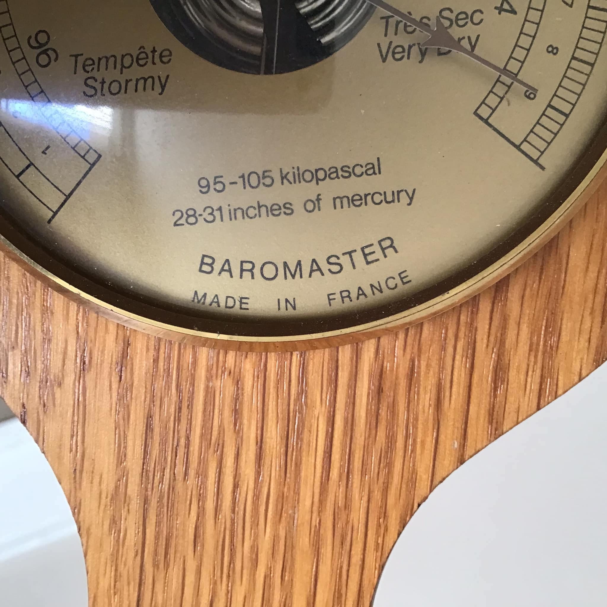 フランス　ヴィンテージ　バロメーター Antique French Barometer – The Weather Store