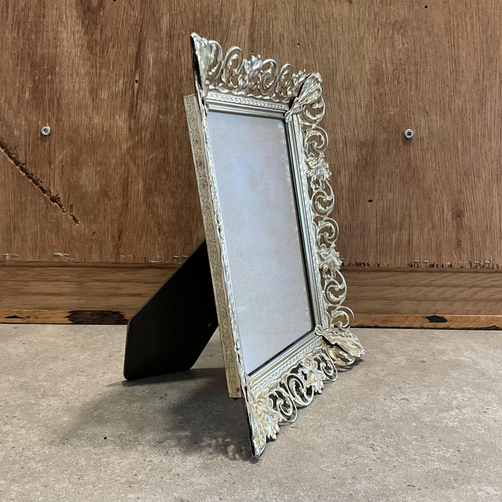 Vintage Metal Filigree Frame, Ornate Gold Metal Frame - Etsy