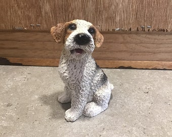 Fox Terrier Puppy Dog Statue