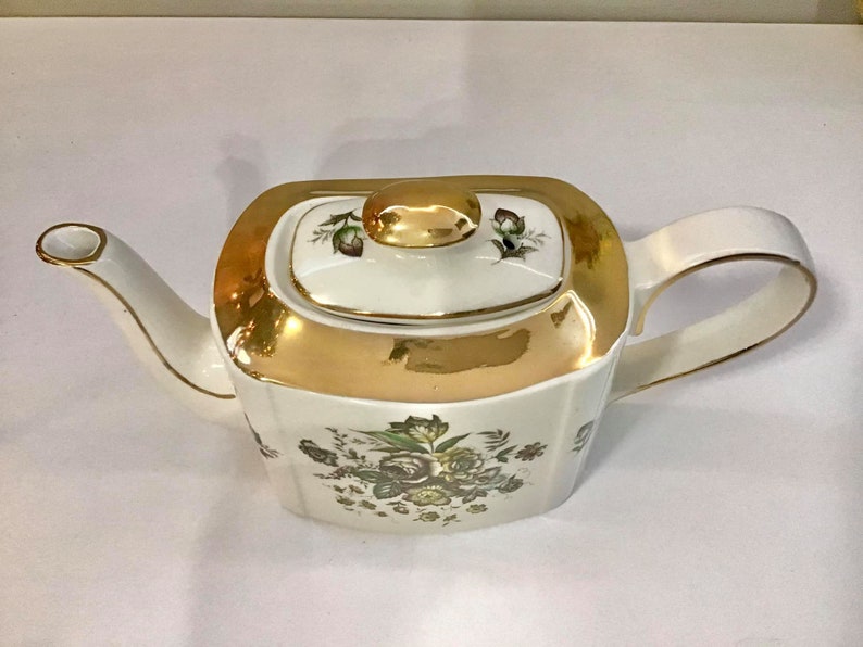 Vintage Arthur Wood Teapot Made in England 1930 Bone China Etsy UK