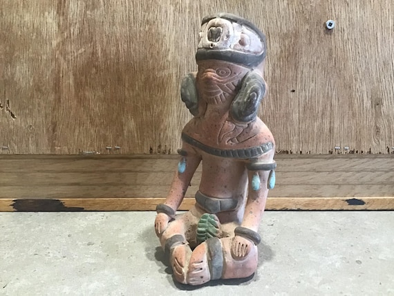 Figure précolombienne Maya Aztèque Statue en argile Figurine Inca Effigie  ancienne - Etsy France