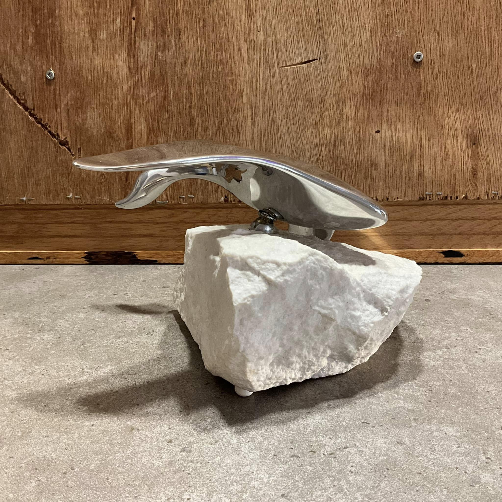 Vintage Hoselton Aluminium Goose Sculpture, Canada Geese