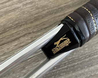 Raquette De Tennis Aluminium Slazenger No. 1754 Vintage Avec Housse - Poignée 4 1/2"