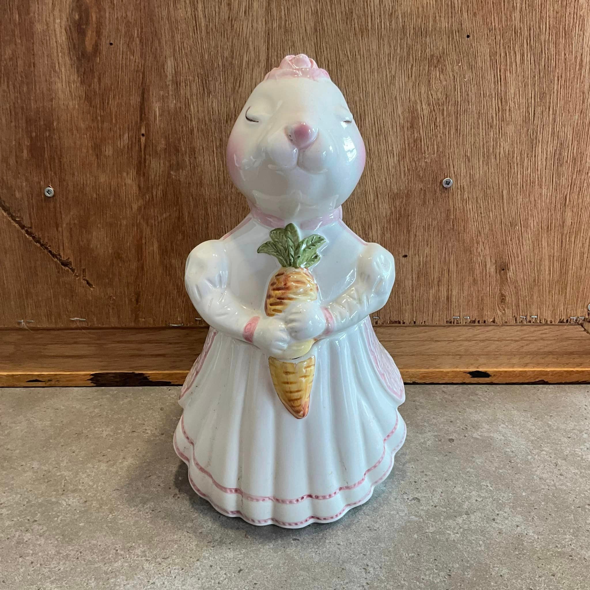 Fitz and floyd rabbit cookie jar - Etsy 日本