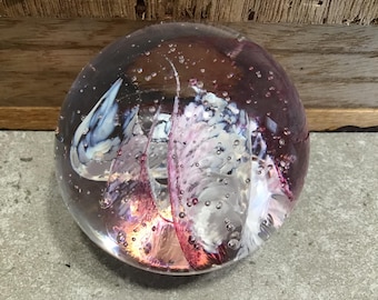 置物 SELKIRK GLASS Rare Selkirk Glass Vintage / GLASS PAPERWEIGHT / Scottish