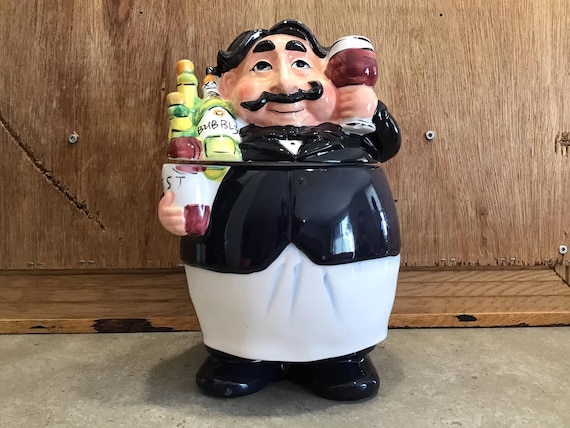 Selten ! Vintage JIC Chef 24 cm Keksdose
