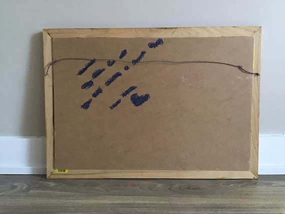 ヴィンテージワインコルクアート：ブドウのボード写真（フレーム付き