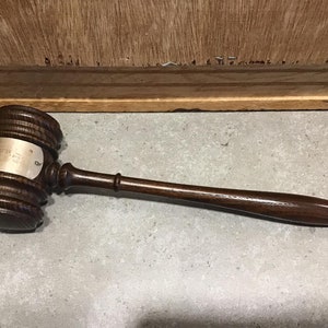 Vintage Wooden Presentation Gavel