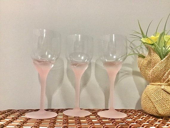 christmas decorations with wine glasses Stemmed Christmas Lights Wine Glasses Set of 2 main image 0