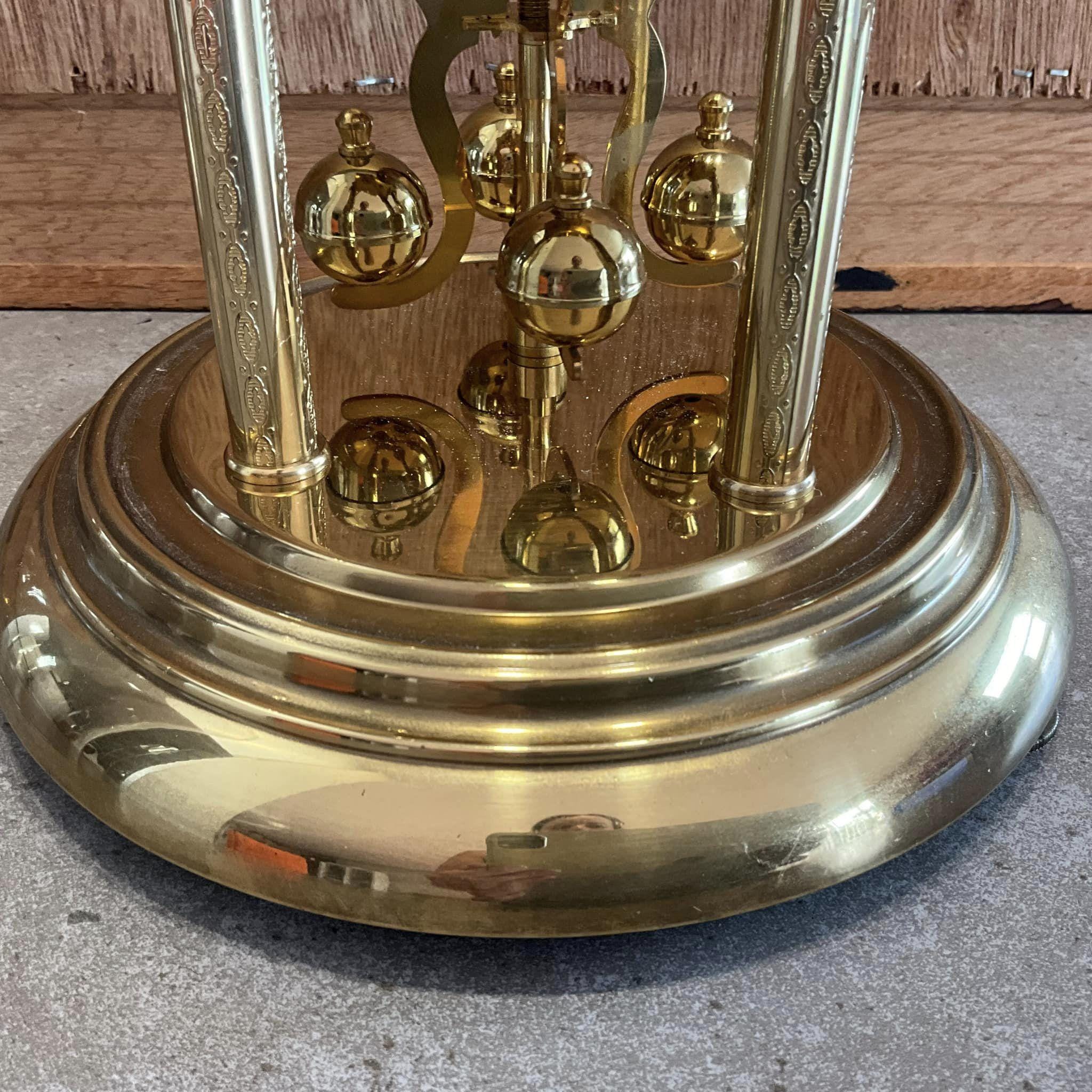 Vintage Kern German Mantel Clock With Dome (not Tested) - Etsy