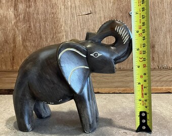 石？の象の置物 彫刻された石の象の置物 - Etsy 日本