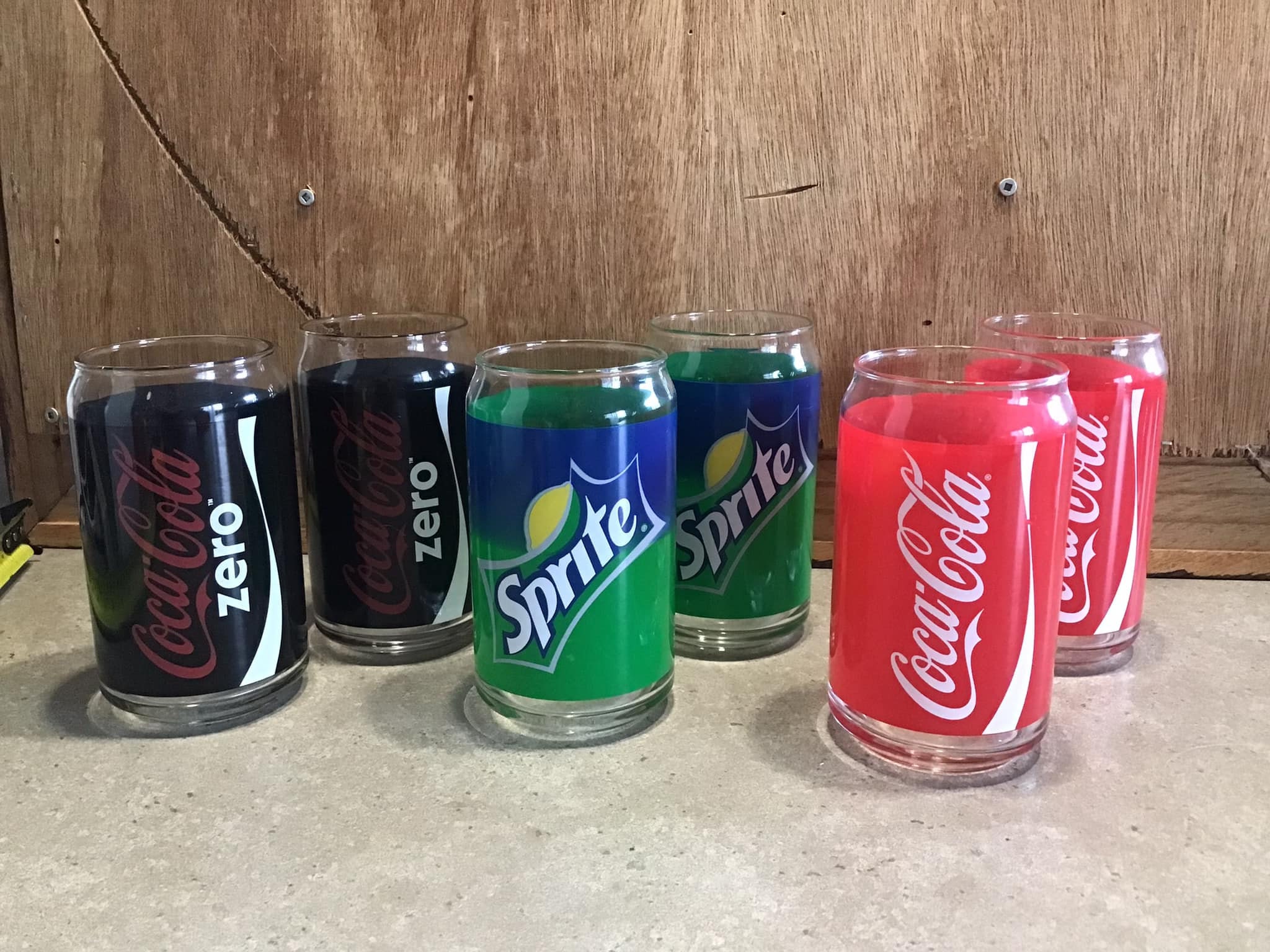Vintage coca cola glasses red letters - Etsy 日本