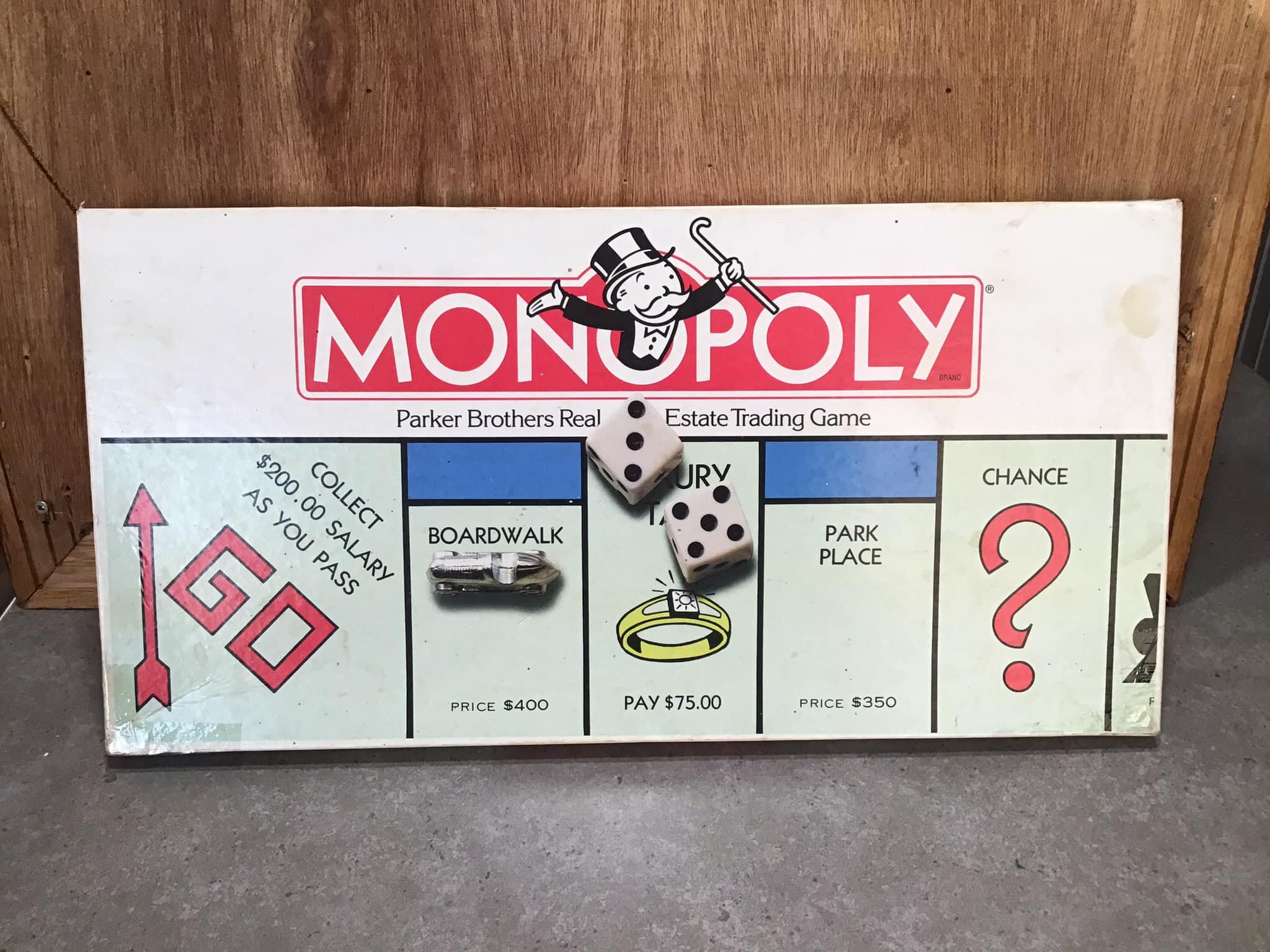 希少　モノポリー　米国版　ボードゲーム　木箱入り　パーカーブラザーズ 希少 モノポリー 米国版 ボードゲーム 木箱入り パーカー