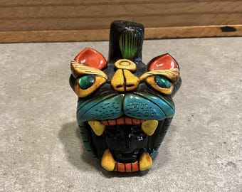Colorful Jaguar Whistle: Mexican Folk Art Ocarina Small - Etsy Denmark