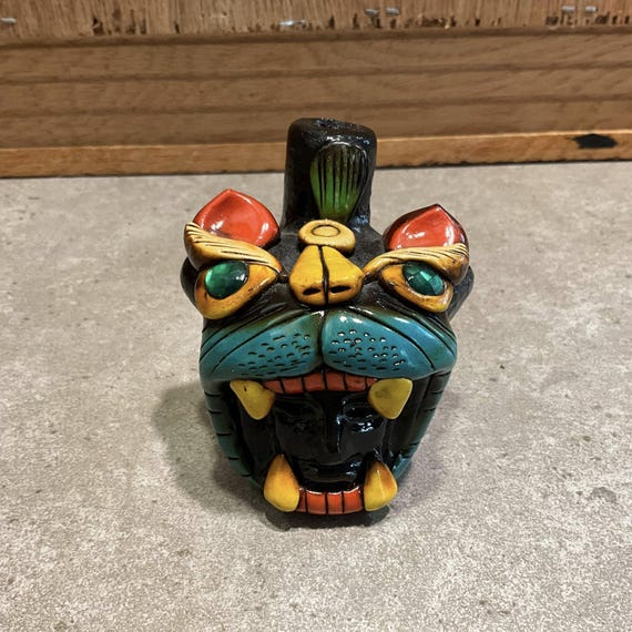 Colorful Jaguar Whistle: Mexican Folk Art Ocarina Small - Etsy New