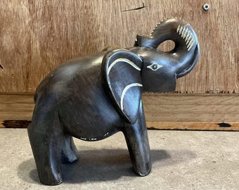 石？の象の置物 彫刻された石の象の置物 - Etsy 日本
