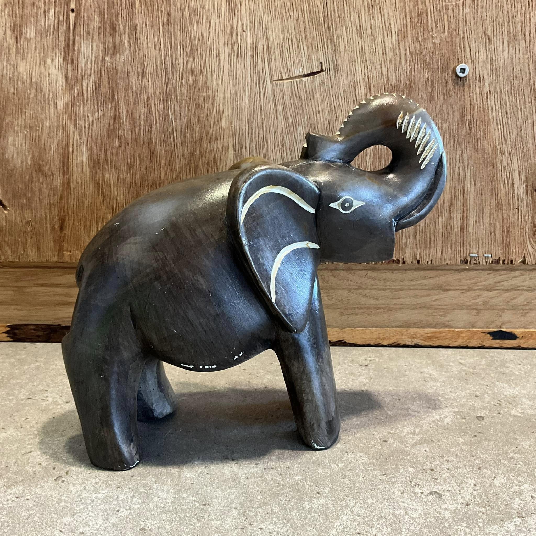石？の象の置物 彫刻された石の象の置物 - Etsy 日本 置物