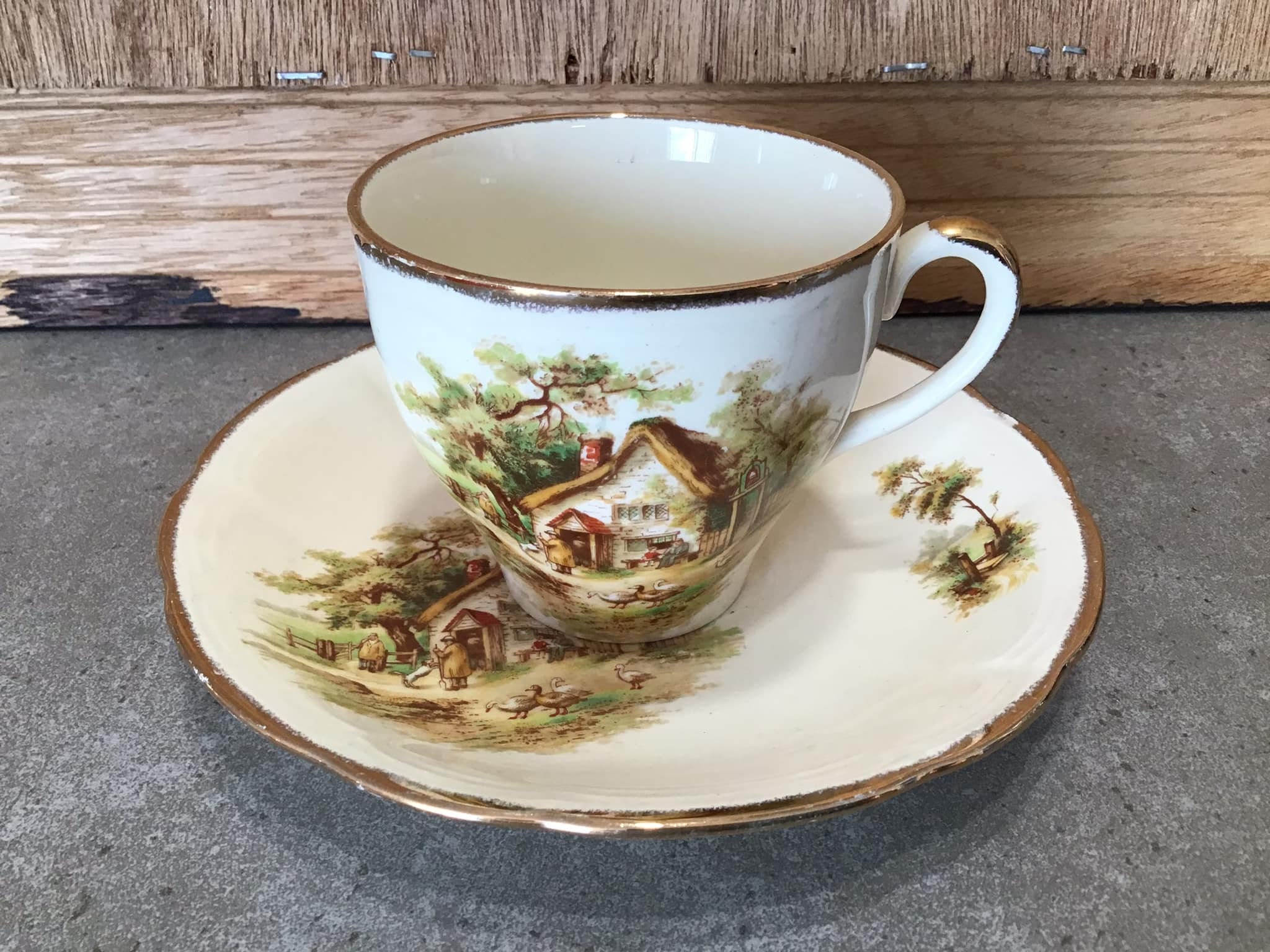 ヴィンテージ アルフレッド ミーキン ティーカップ＆ソーサー