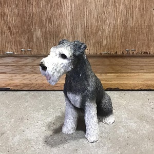 Vintage Collection Resin Terrier Dog Figurine, Dog Ornament - Gift for the Collector