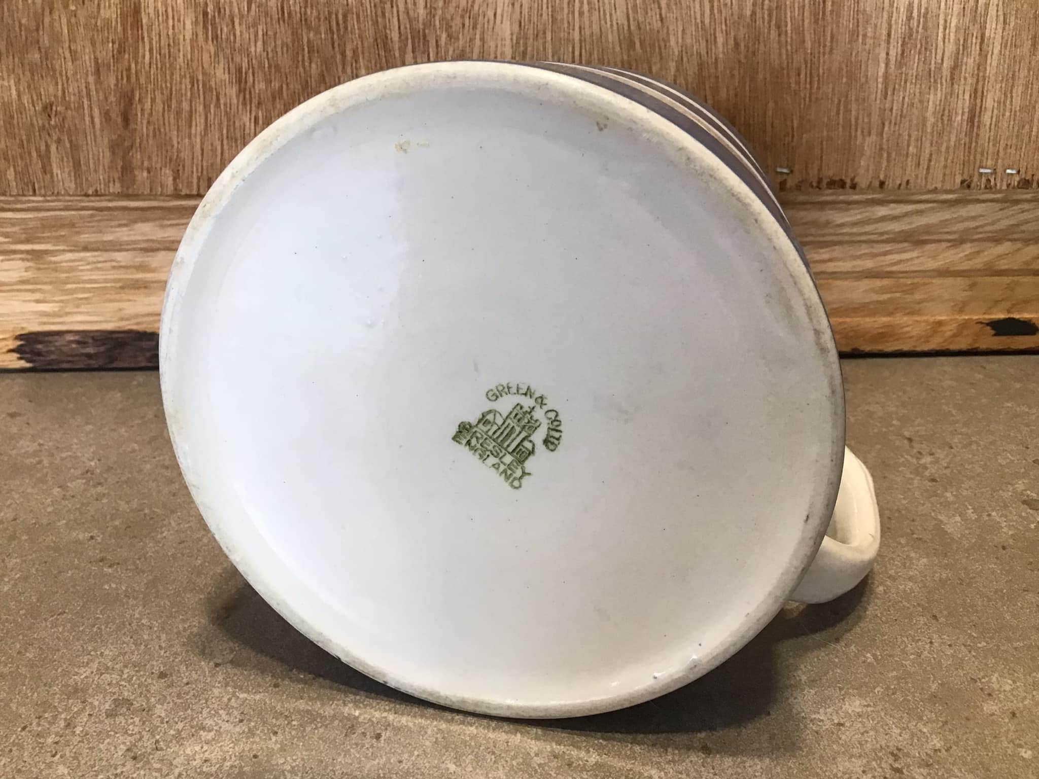Vintage Green Co Gresley England Cornishware Blue & White Etsy