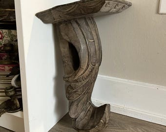 ヴィンテージの木製彫刻フォークとスプーンセット：70年代のキッチン壁