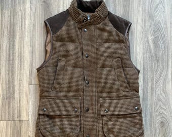 Polo Ralph Lauren Wool Vest L/G International Good Condition Brown
