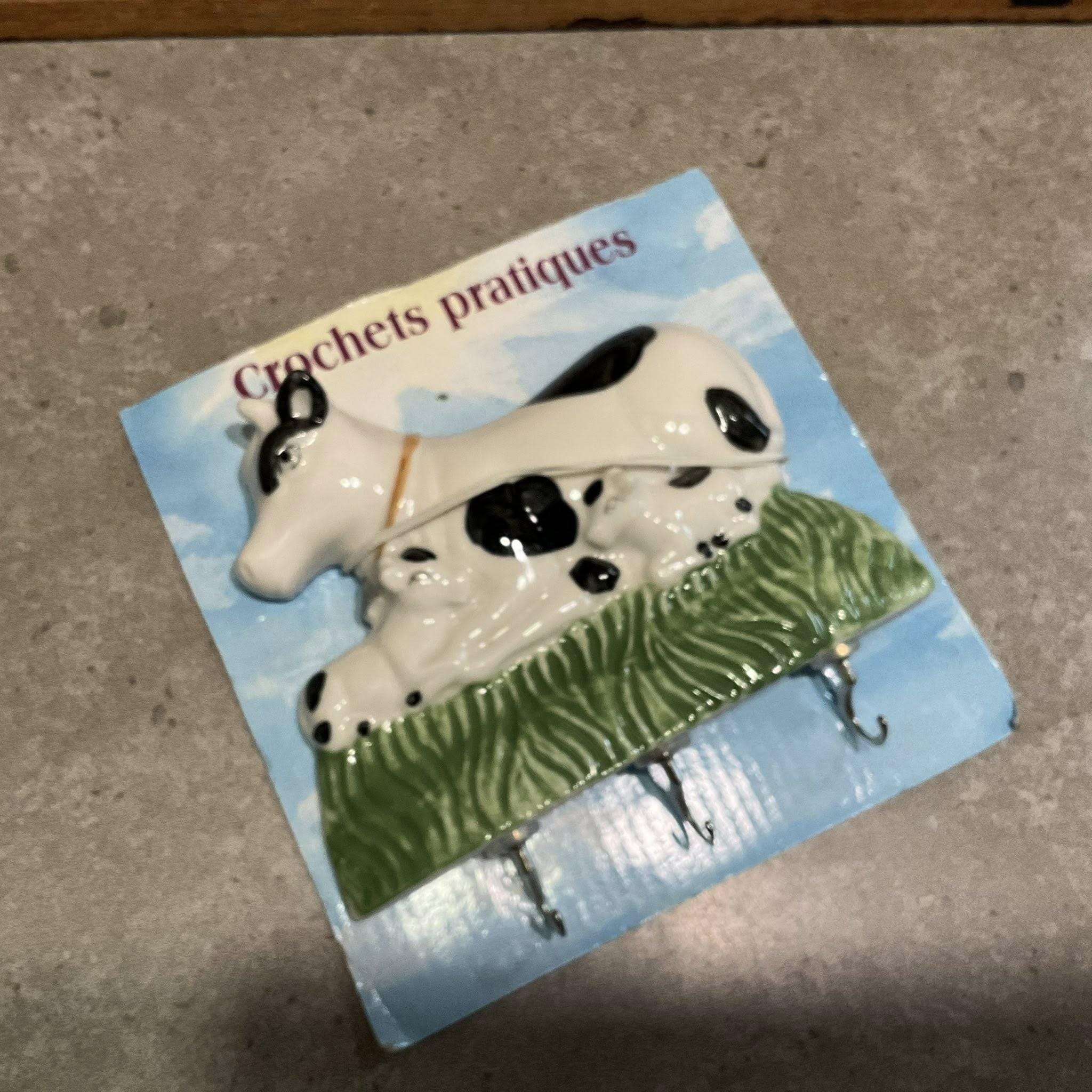 Mama Rafk Mama Cow With Calves Key Rack | Farmhouse Animal Holder 3 Hooks - Etsy