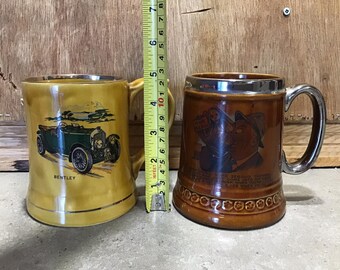 ヴィンテージ ロード・ネルソン陶器ビールジョッキ：ウェイド