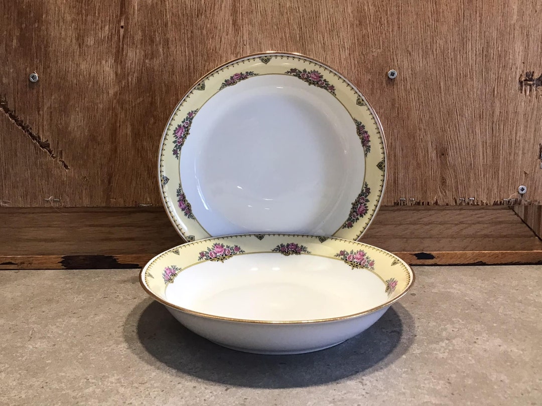 3 Antique Jean Boyer Limoges France Plates Pink Roses - Etsy