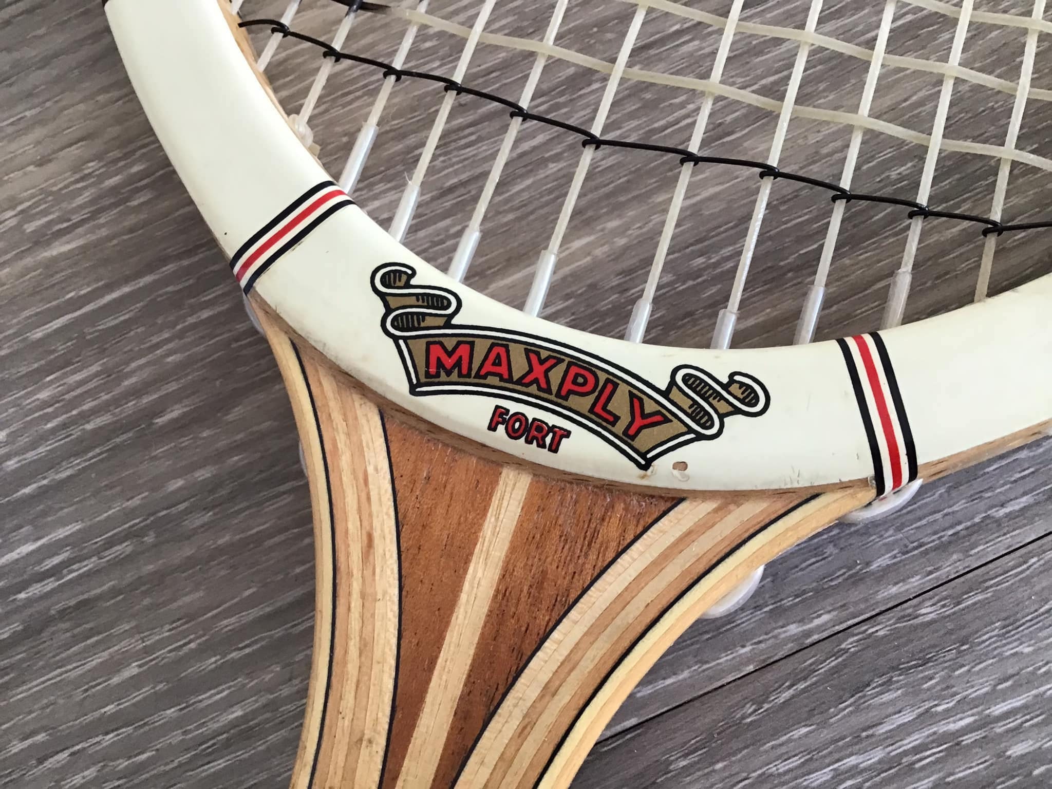 Raqueta de tenis ligera DUNLOP Maxply Fort de madera vintage